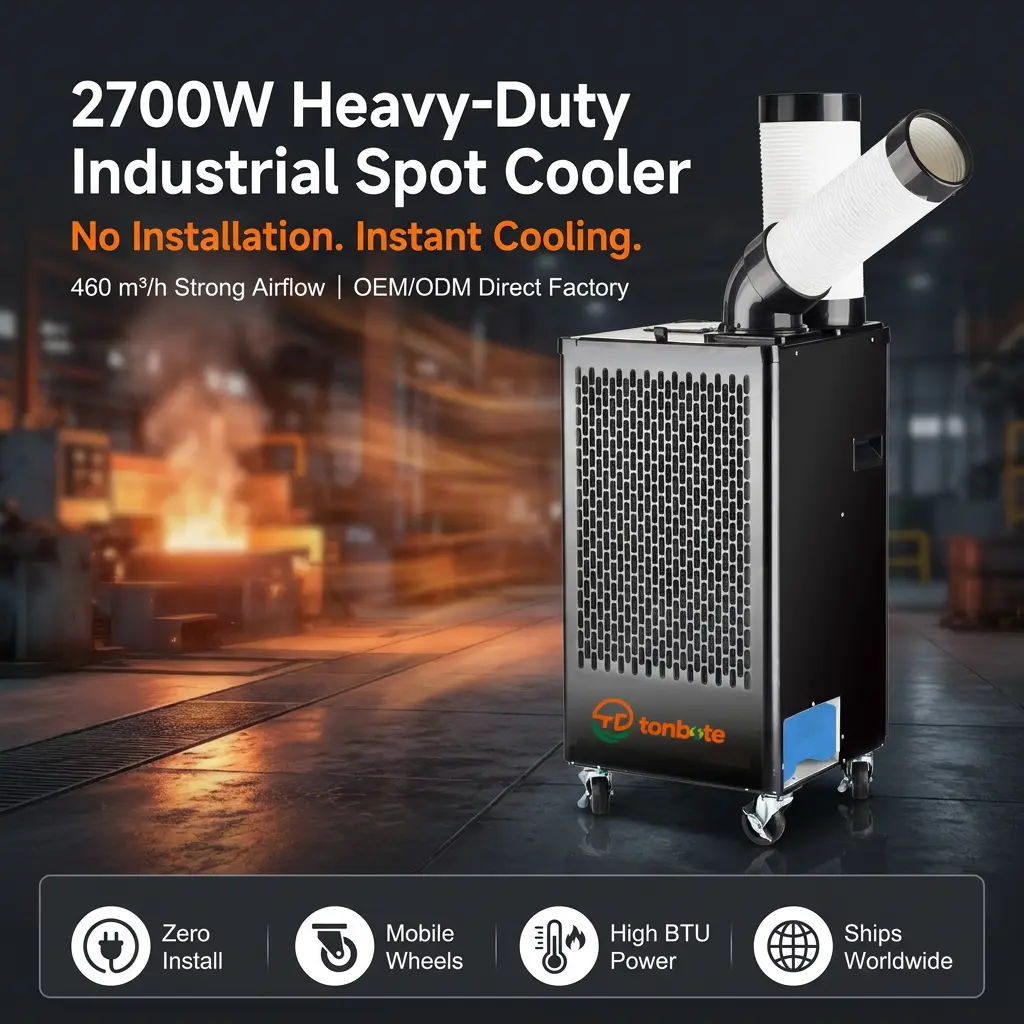 ODM 460 m3h Prietok vzduchu Oceľový kryt Nastaviteľný ventilačný bod Klimatizácia Podlaha AC v sklade logistiky ODM 460 m3h Prietok vzduchu Oceľový kryt Nastaviteľný ventilačný bod Klimatizácia Podlaha AC v sklade logistiky